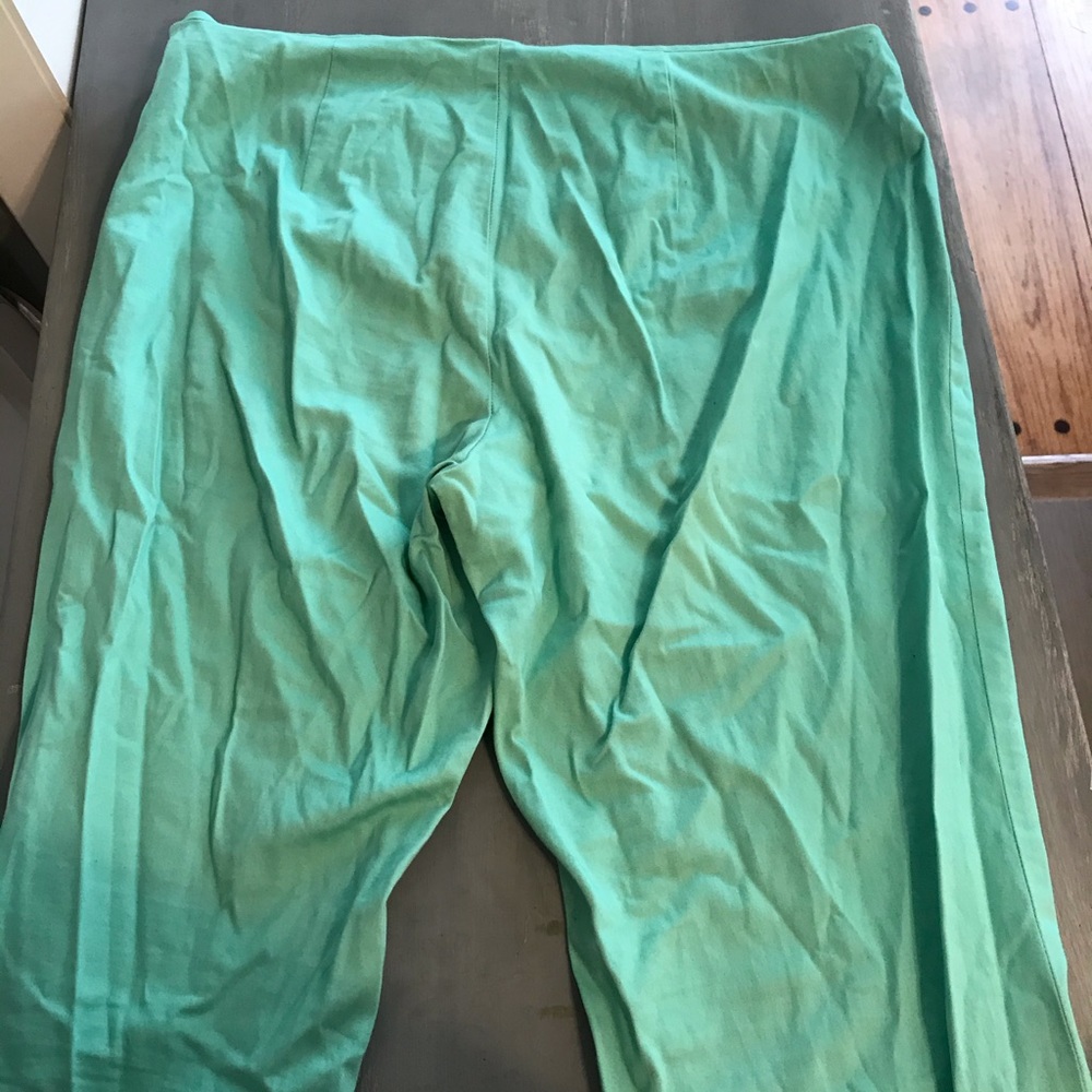 Teal Brooks Brothers Natalie Fit Trousers